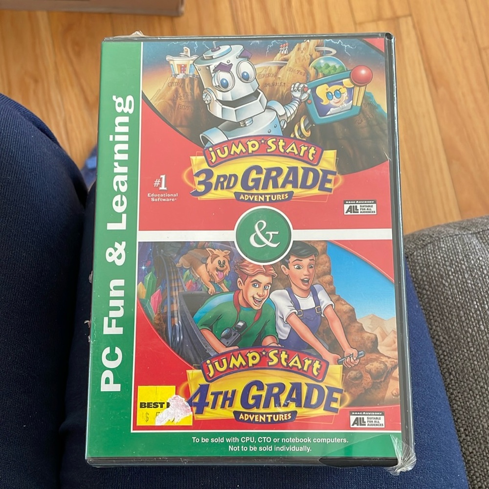 Vintage  Jump Start PC Game Educational Software for Learning
